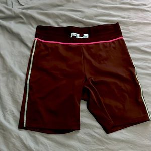 Neon accent Fila Bike shorts